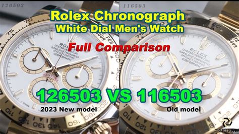 rolex daytona 115603|rolex 116503 vs 126503.